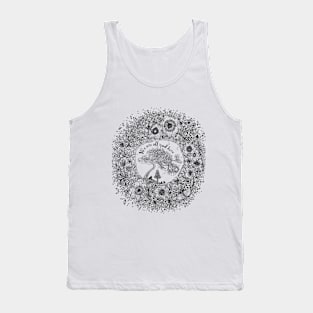 Alice in wonderland Zentangle Tank Top